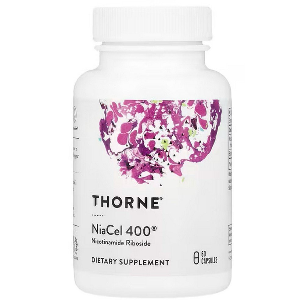 Thorne, NiaCel 400, 60 capsules,Thorne,Thorne, NiaCel 400, 60 капсул