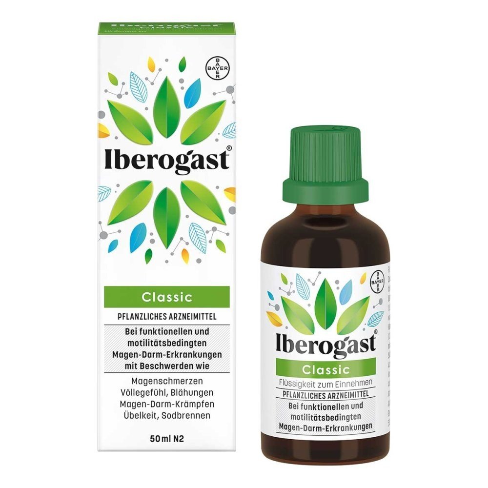 Iberogast Classic for functional gastrointestinal complaints (50 ml),Iberogast Classic bei funktionellen Magen-Darm-Beschwerden (50 ml)