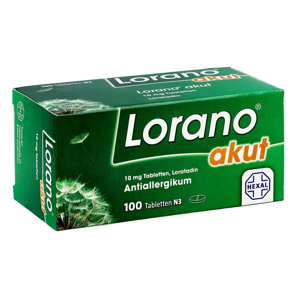 Lorano acute (100 pcs),Lorano akut (100 stk)