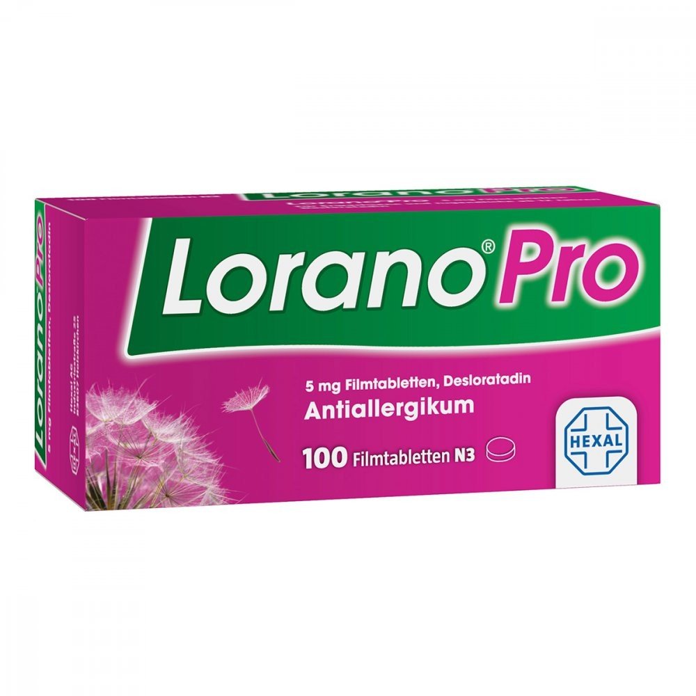 Loranopro 5 mg film-coated tablets (100 pcs),Loranopro 5 mg Filmtabletten (100 stk)