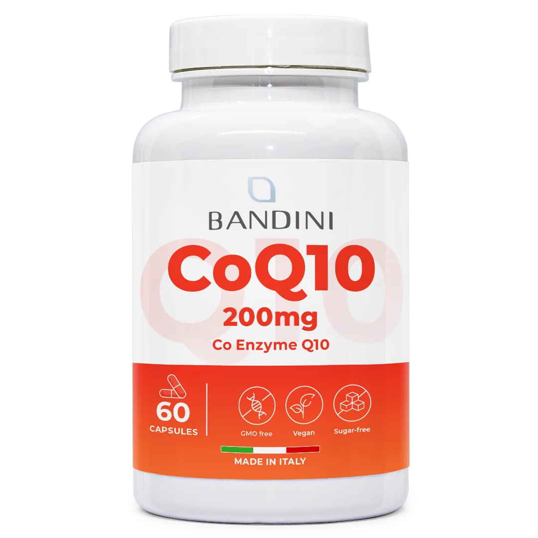 BANDINI store,Bandini® Coenzyme Q10 200mg 60 capsules – High Dose CoQ10 Coenzyme,Bandini® Koenzym Q10 200mg 60 kapsułek – Wysoka Dawka CoQ10 Koenzym