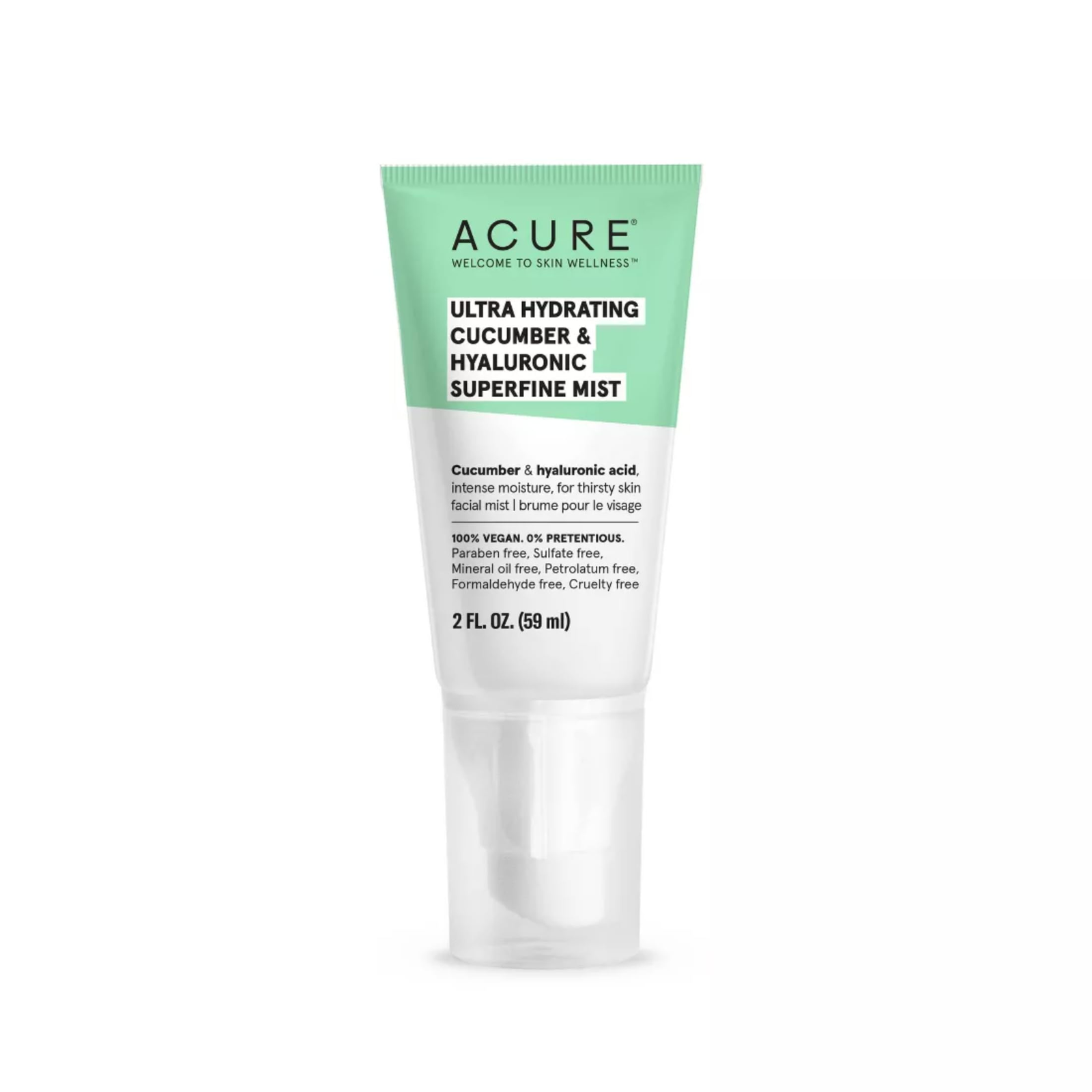 ACURE, Ultra Hydrating, Cucumber and Hyaluronic Superfine Mist, 59 ml (2 fl. oz.),ACURE, Ultra Hydrating, сверхтонкий спрей с огурцом и гиалуроновой кислотой, 59 мл (2 жидк. Унции)