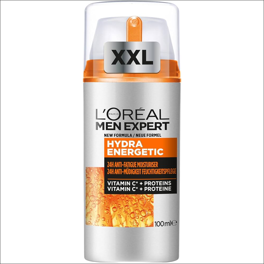 L'Oréal Men Expert Facial Care for Men Moisturizing Cream with Guarana and Vitamin C - 100 ml,L'Oréal Men Expert Pielęgnacja Twarzy dla Mężczyzn Krem Nawilżający z Guaraną i Witaminą C - 100 ml L'Oréal Men Expert