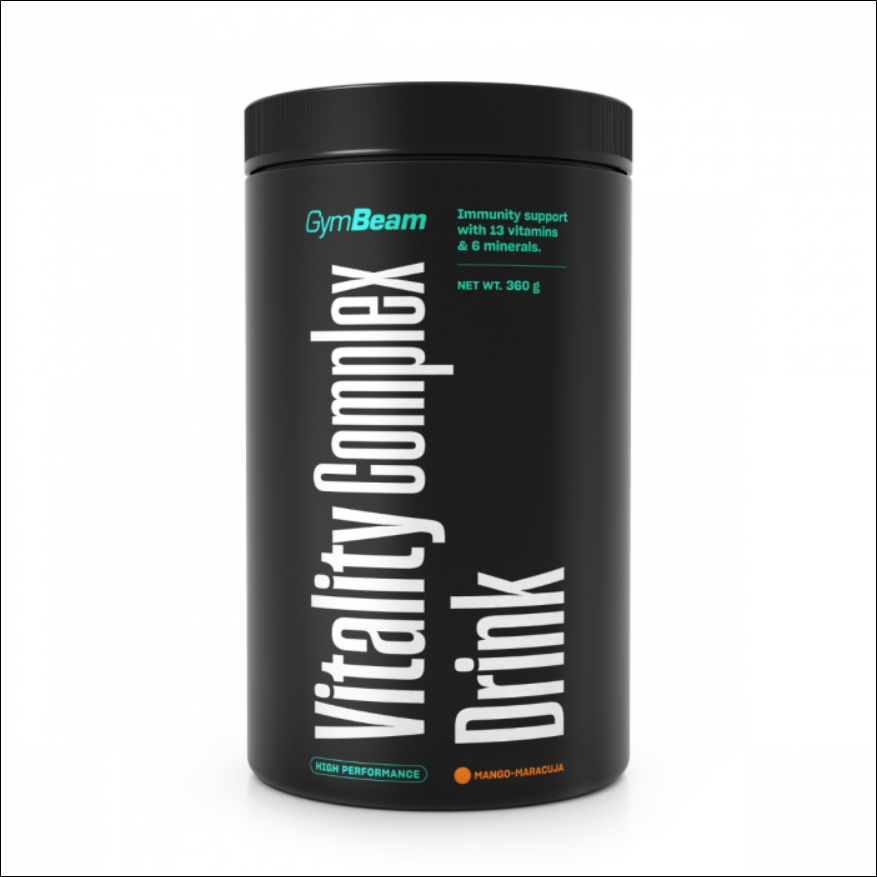 Multivitamin Formula - GymBeam Vitality Complex Drink 360 g Mango Passion Fruit