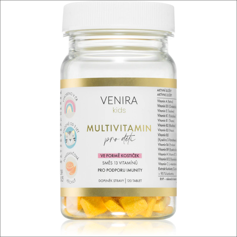 Multivitamin Formula - Venira Multivitamin for Children 120 Tablets (Orange)