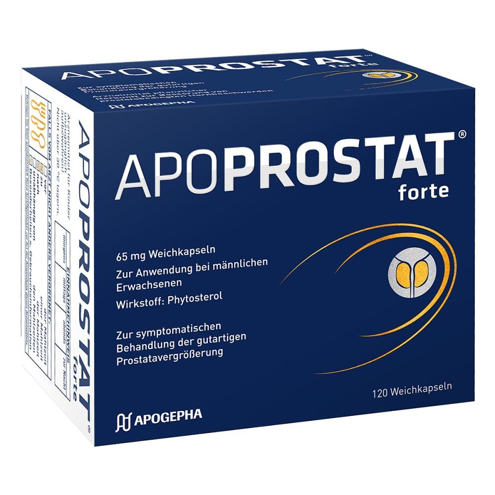 Frequent and nocturnal urination – APOPROSTAT® forte 120 Weak urinary stream and difficulty starting urination – APOPROSTAT® forte Incomplete bladder emptying – APOPROSTAT® forte Prostate-related urinary symptoms – APOPROSTAT® forte