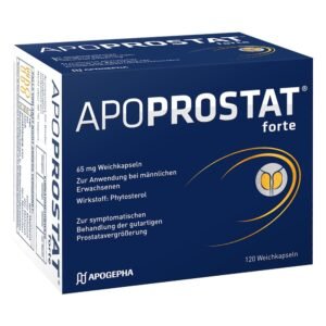 APOPROSTAT forte 65 mg 180 Frequent and nocturnal urination – APOPROSTAT® forte Weak urinary stream and difficulty starting urination – APOPROSTAT® forte Incomplete bladder emptying – APOPROSTAT® forte Prostate-related urinary symptoms – APOPROSTAT® forte